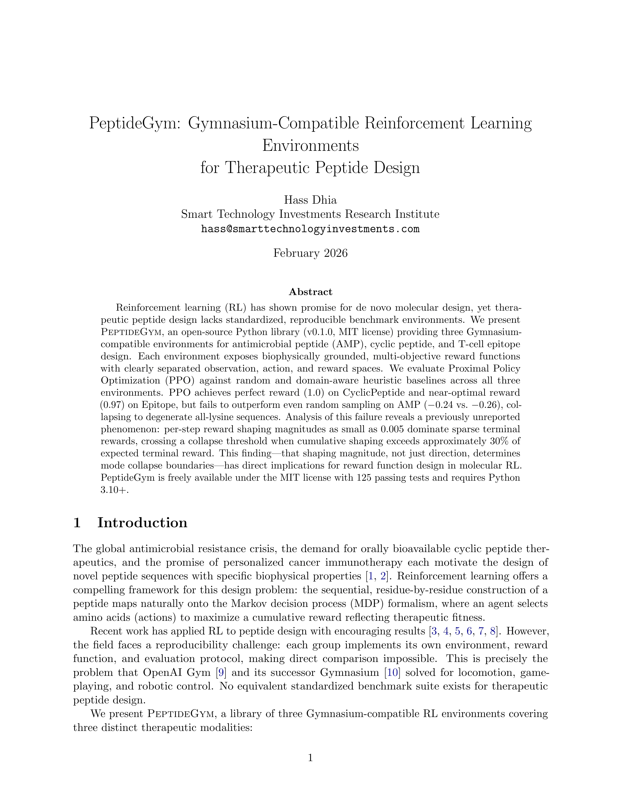 PeptideGym paper title page