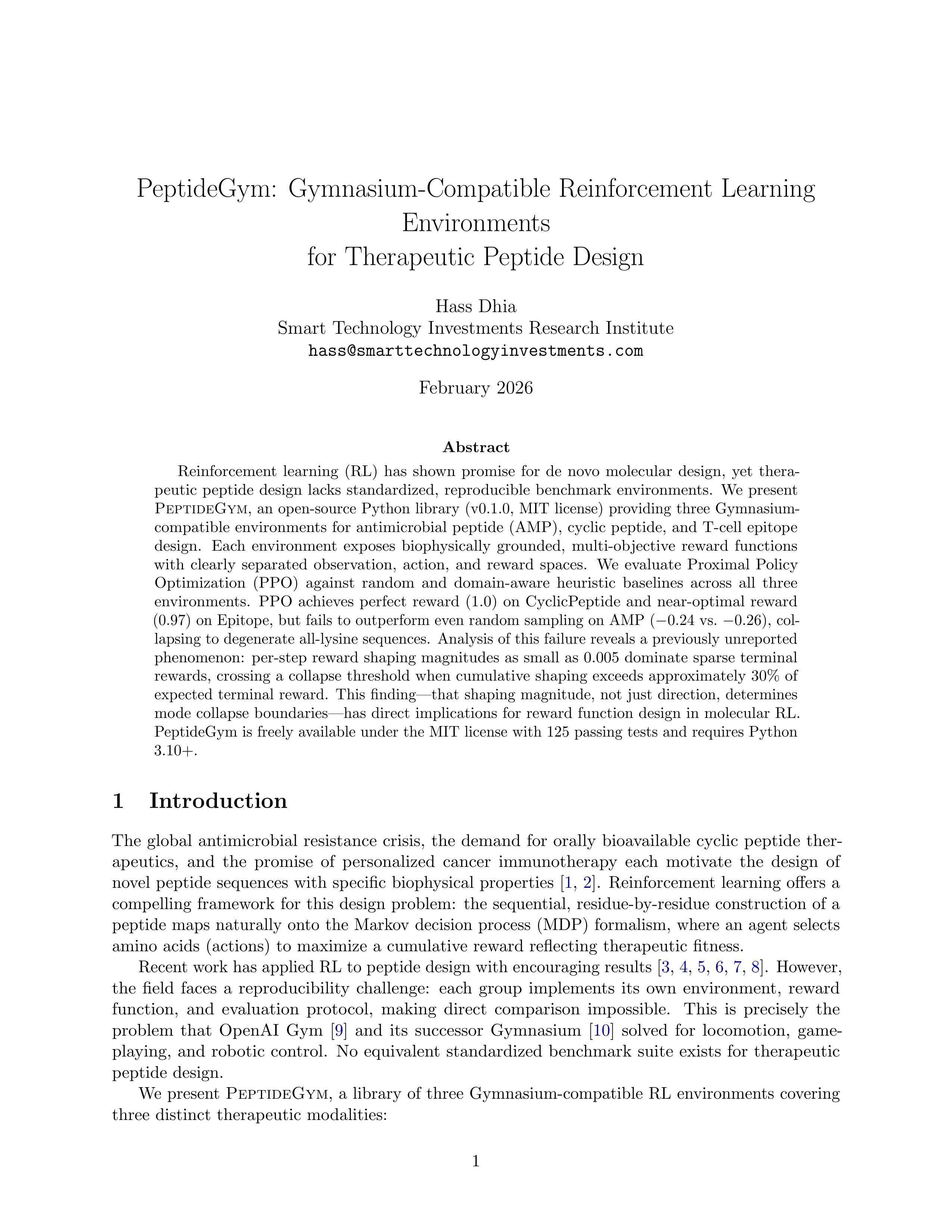 PeptideGym paper title page