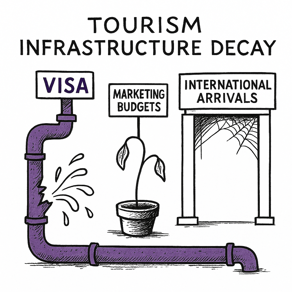 Tourism infrastructure decay