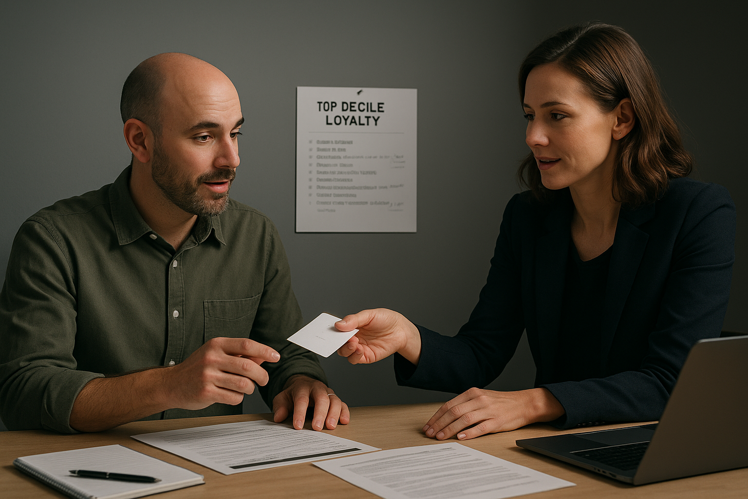 Head of Partnerships deploying $1 loyalty credit; measuring visits and conversion