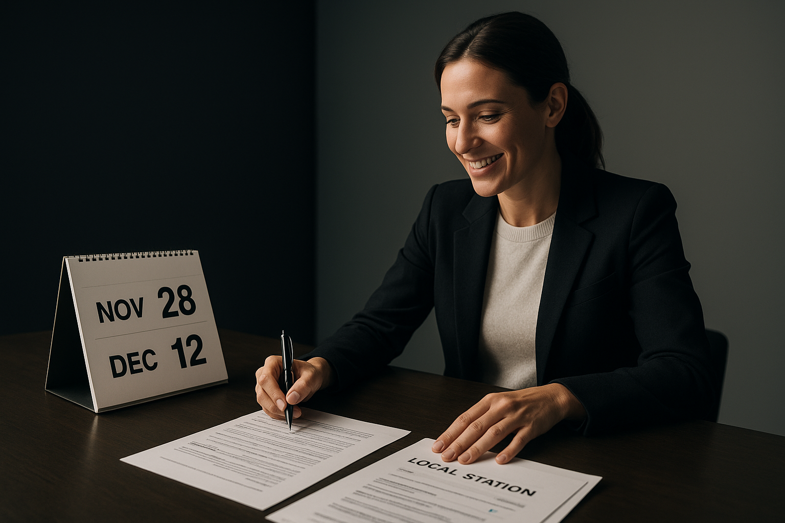 Head of Retail assigning Nov2812 radio sponsorships and QR tests